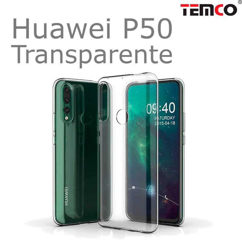 Funda Silicona Huawei P50 Transparente