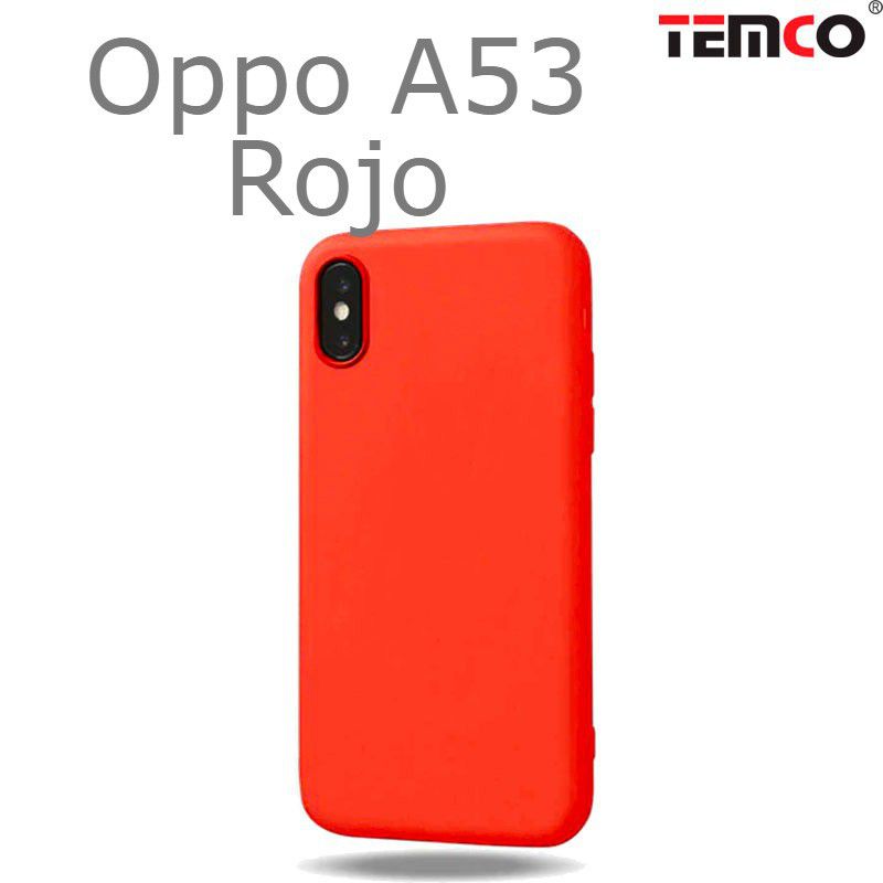 Funda Silicona Oppo A53 / A53S Rojo