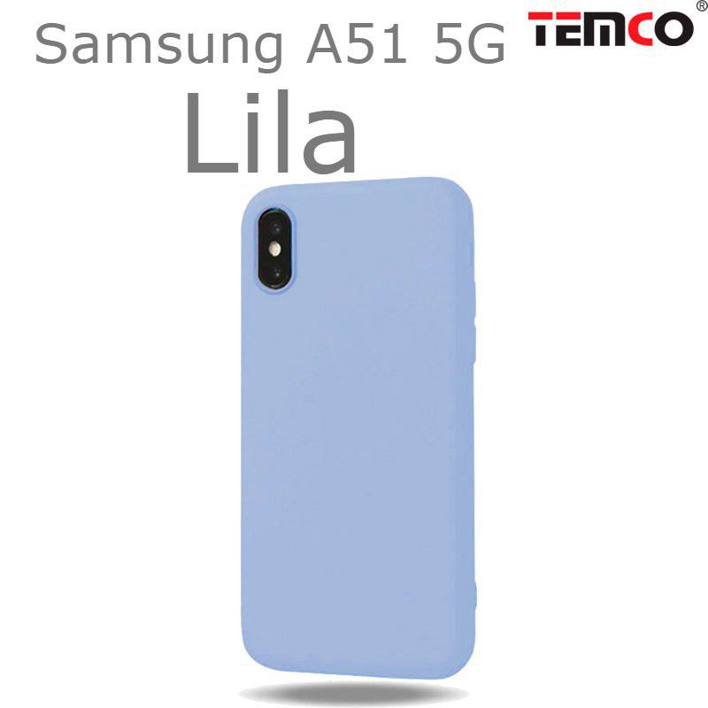 Funda Silicona Samsung A51 5G Lila