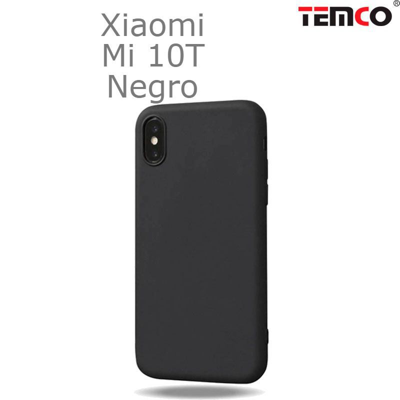 Funda Silicona Xiaomi Mi 10T Negro