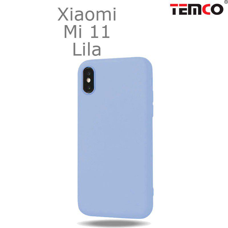 Funda Silicona Xiaomi Mi 11 Lila