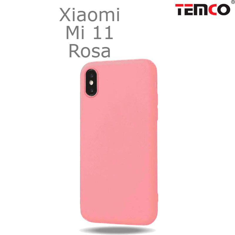 Funda Silicona Xiaomi Mi 11 Rosa