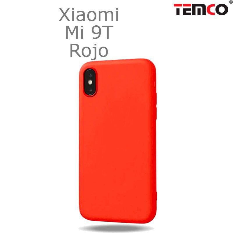 Funda Silicona Xiaomi Mi 9T Rojo