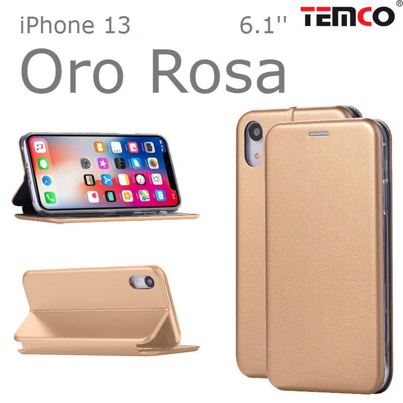 Funda Concha iPhone 13 6.1'' Oro Rosa