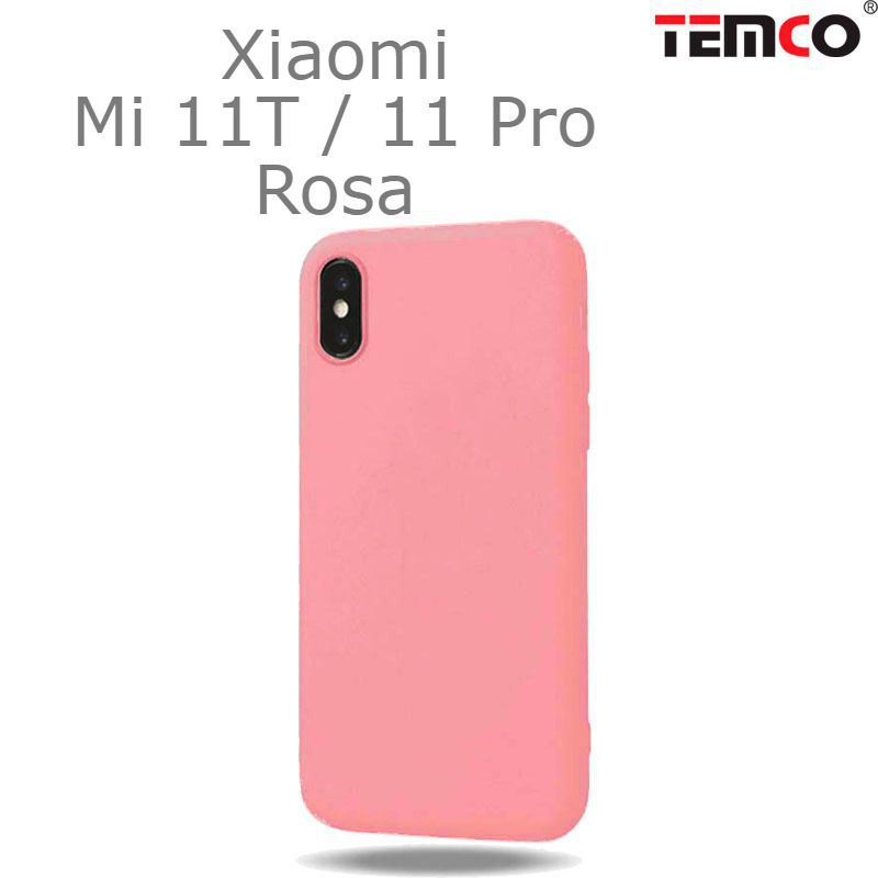 Funda Silicona Xiaomi Mi 11T / 11 Pro Rosa