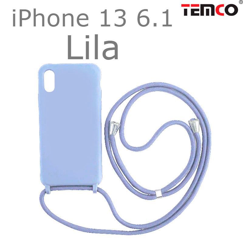 Funda Colgante iPhone 13 6.1'' Lila