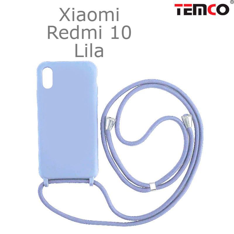 Funda Colgante Xiaomi Redmi 10 Lila