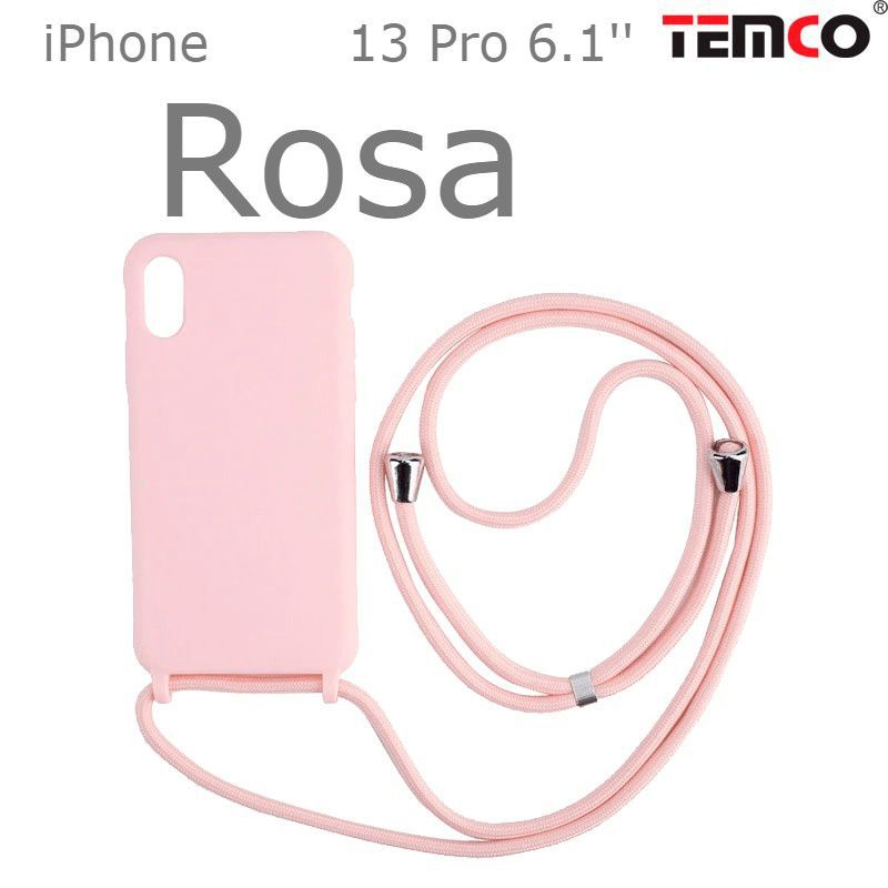 Funda Colgante iPhone 13 Pro 6.1'' Rosa
