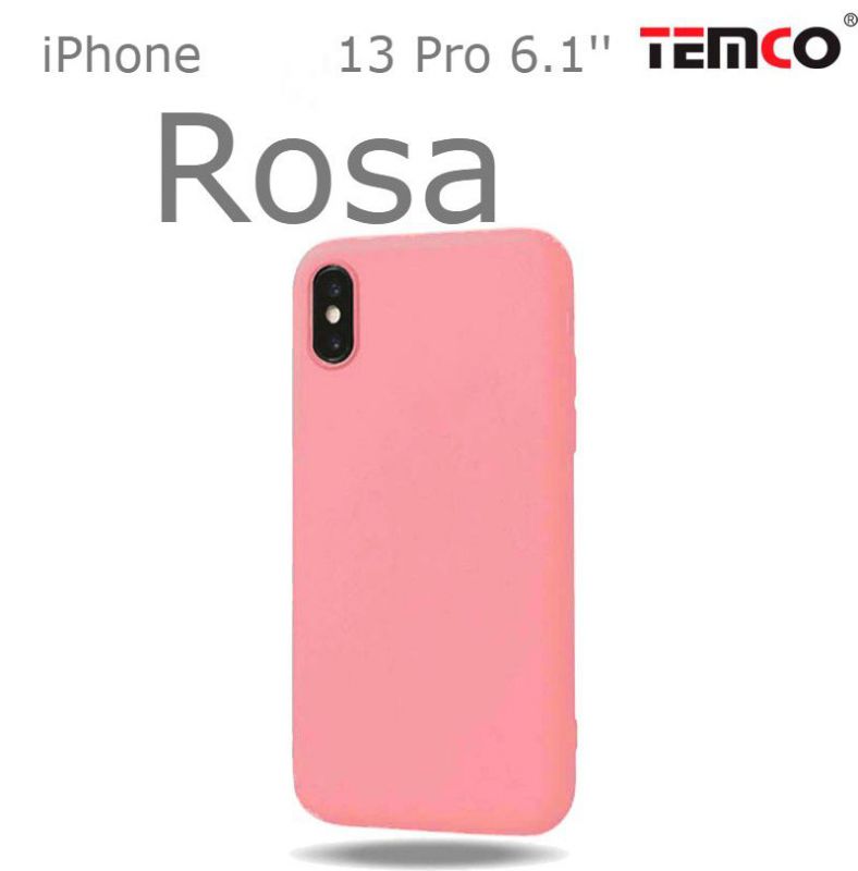 Funda Silicona iPhone 13 Pro 6.1'' Rosa