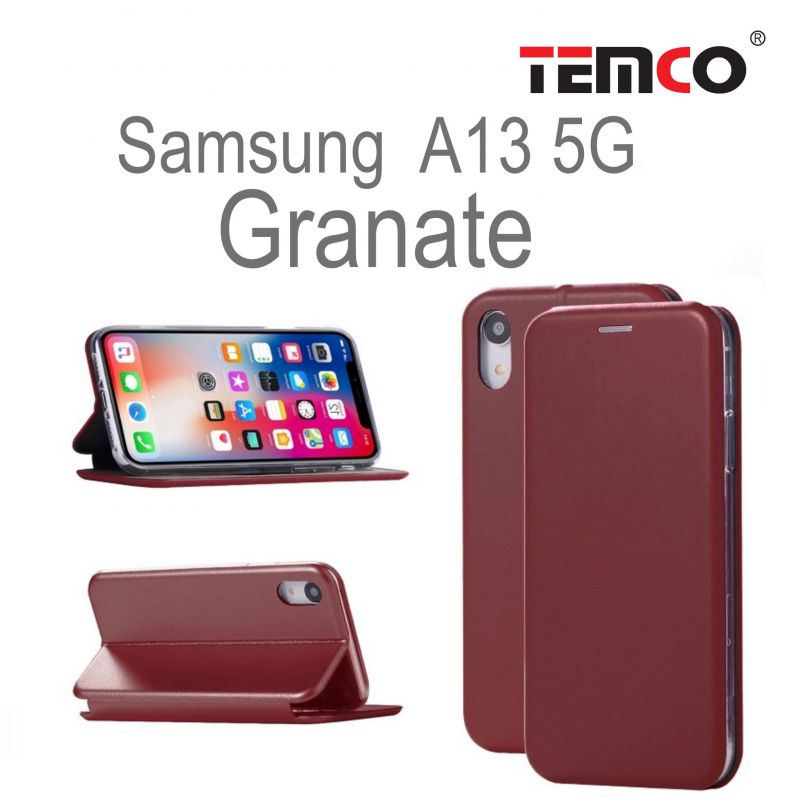 Funda Concha Samsung A13 5G Granate