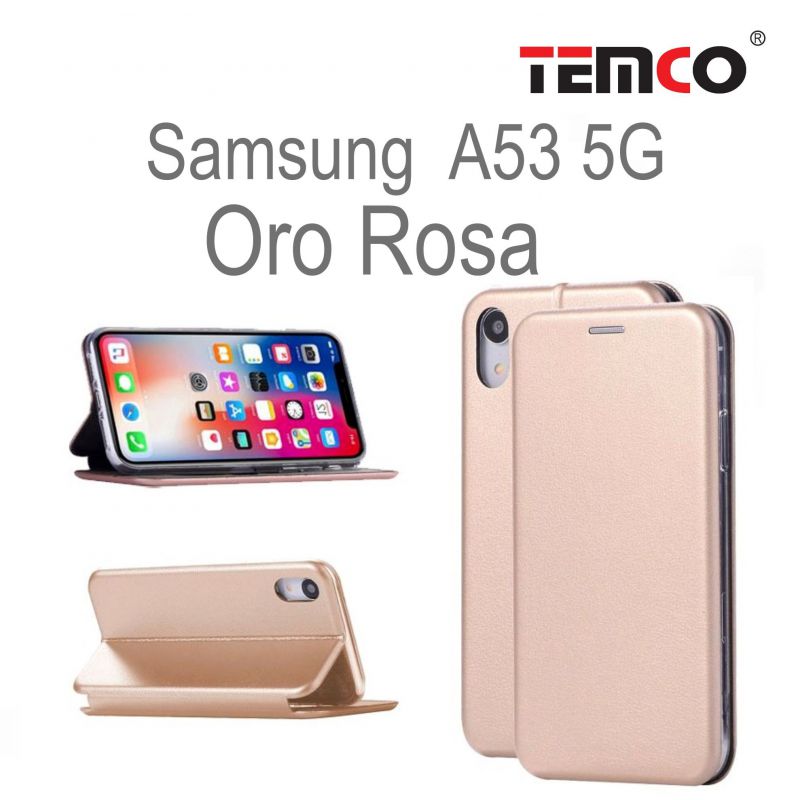 Funda Concha Samsung A53 5G Oro Rosa