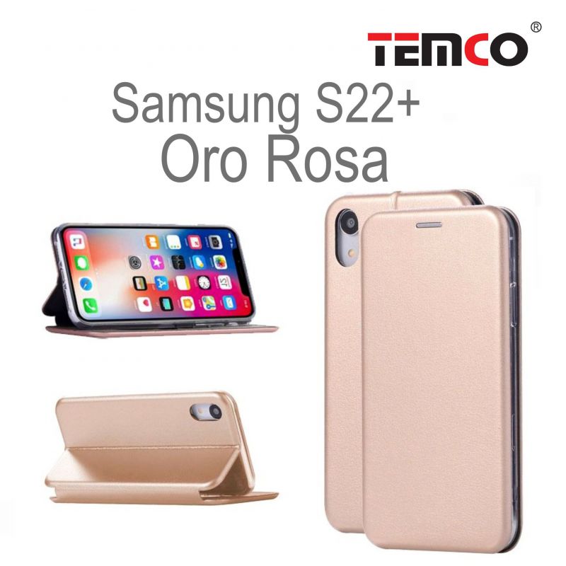 Funda Concha Samsung S22+ Oro Rosa