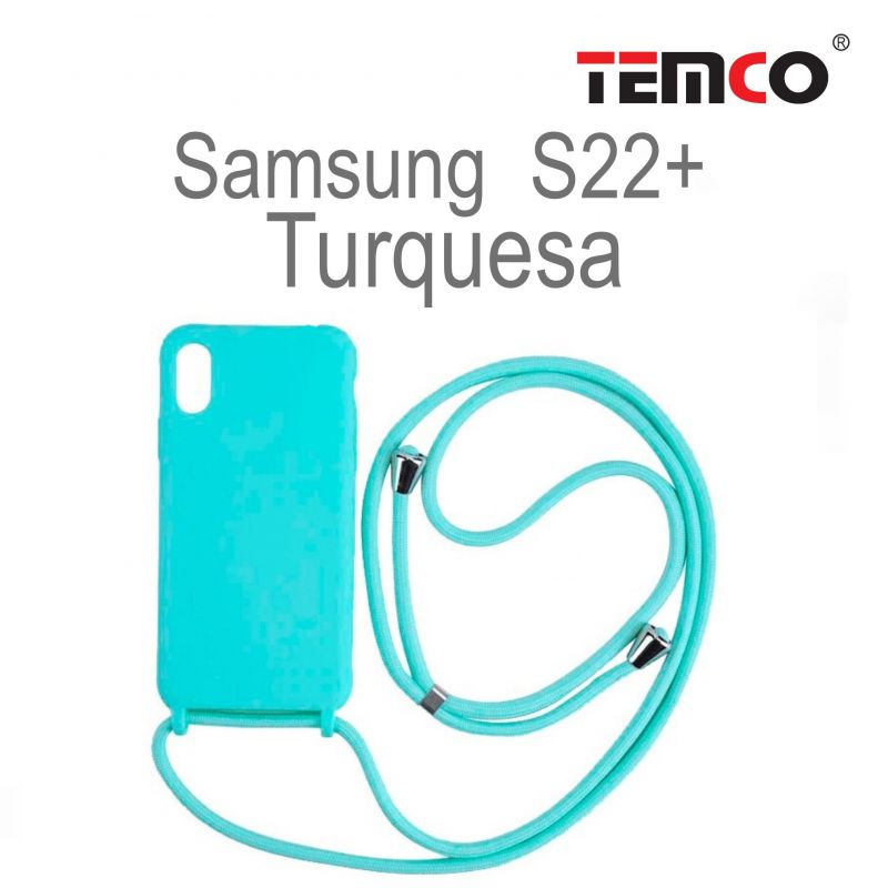 Funda Colgante Samsung S22+ Turquesa