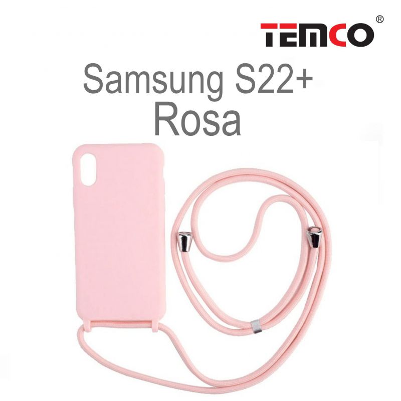 Funda Colgante Samsung S22+ Rosa