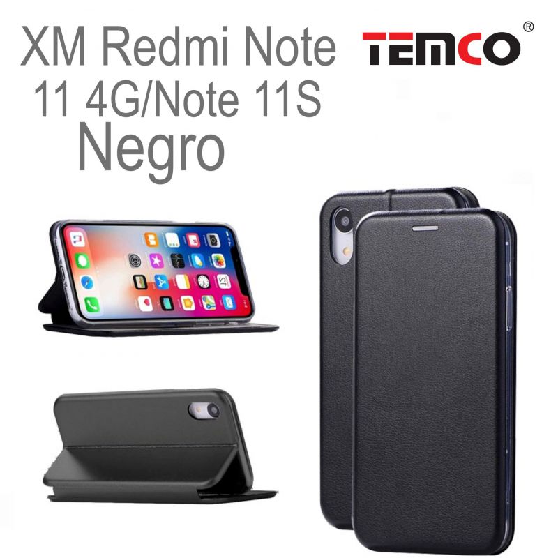 Funda Concha XM Redmi Note 11 4G/ Note 11S Negro
