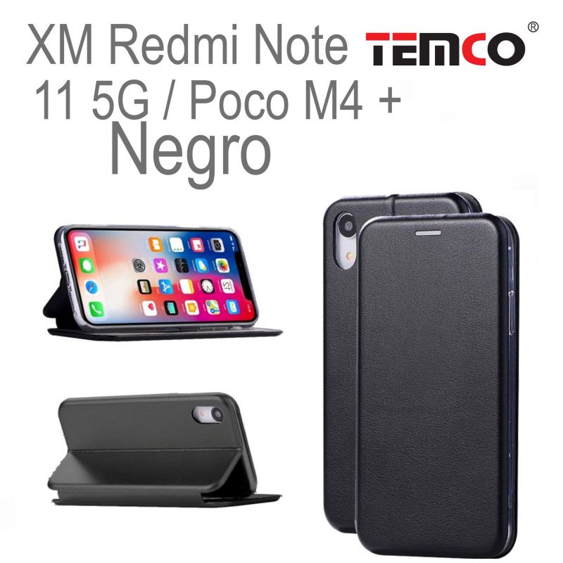 Funda Concha XM Redmi Note 11 5G/ Poco M4 +Negro