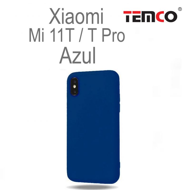 Funda Silicona Xiaomi Mi11 T/T Pro  Azul