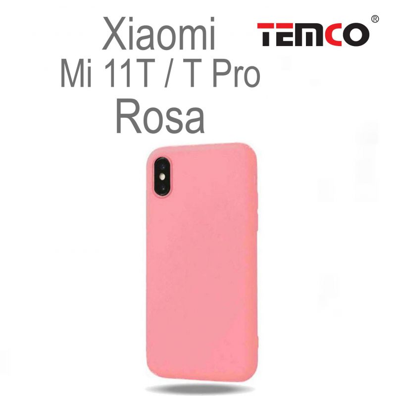 Funda Silicona Xiaomi Mi11 T/T Pro  Rosa