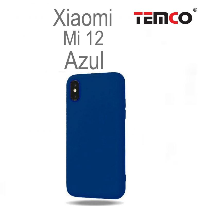 Funda Silicona Xiaomi Mi12  Azul