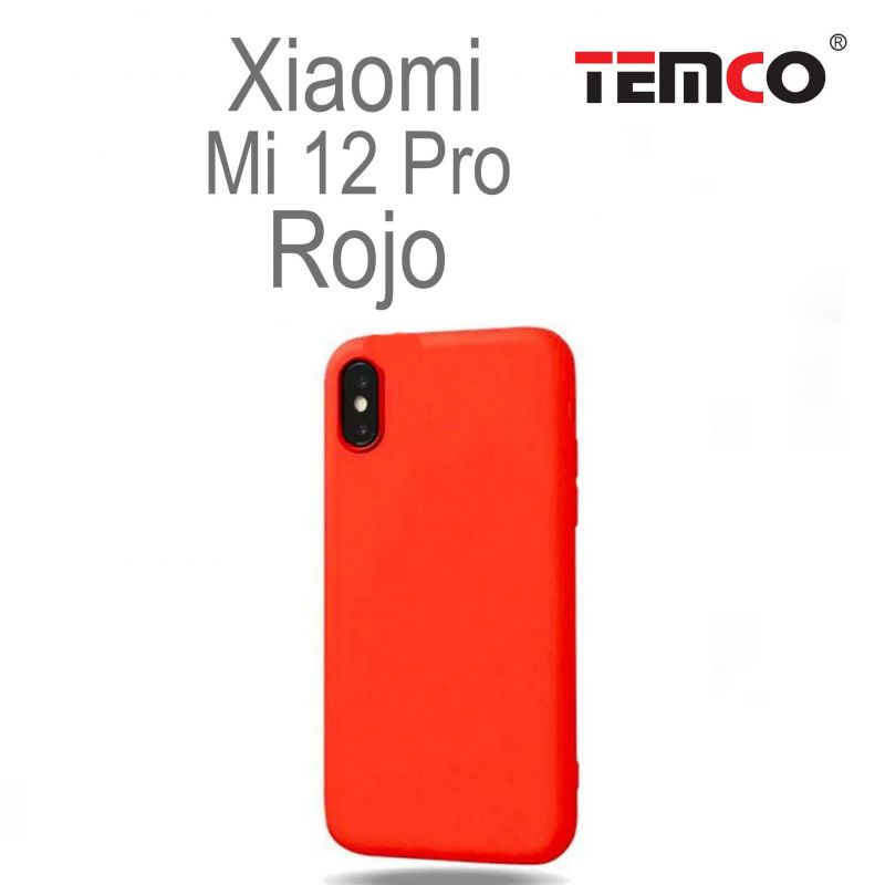 Funda Silicona Xiaomi Mi12 Pro Rojo