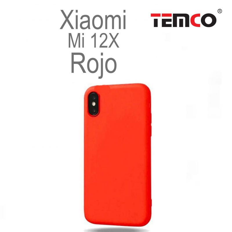 Funda Silicona Xiaomi Mi12 X Rojo