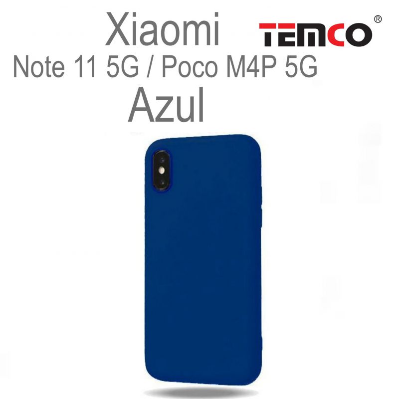 Funda Silicona Xiaomi Note11 5G/Poco M4P 5G Azul
