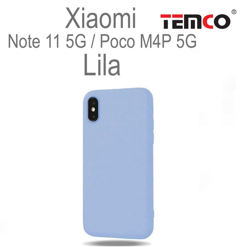 Funda Silicona Xiaomi Note11 5G/Poco M4P 5G Lila