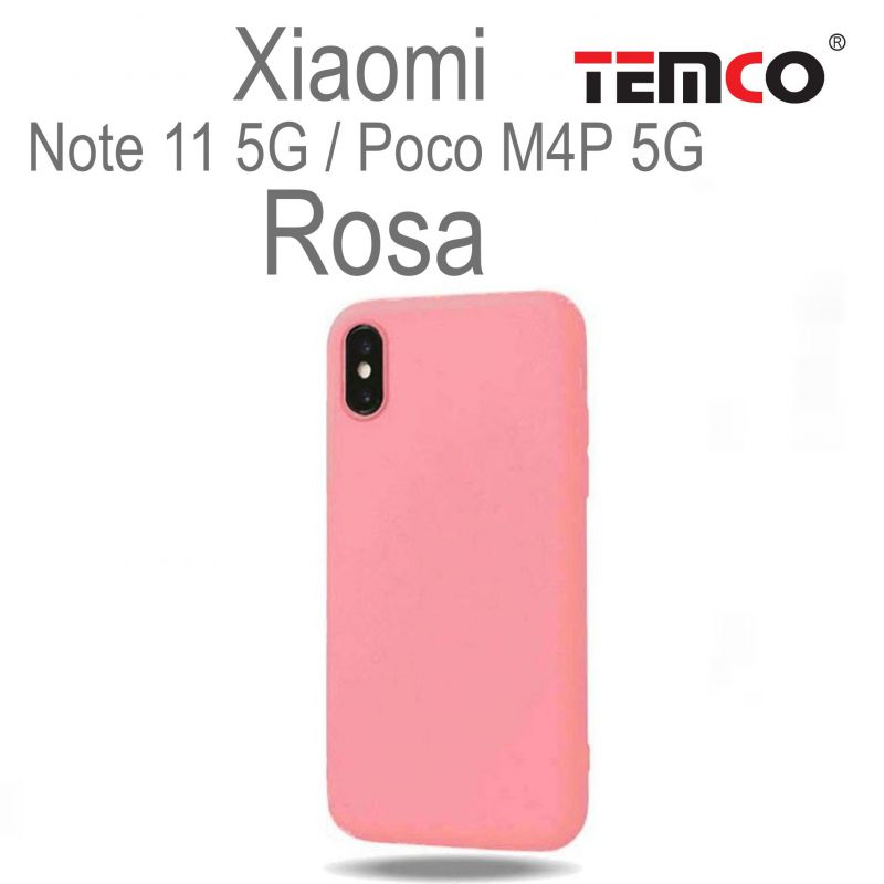 Funda Silicona Xiaomi Note11 5G/Poco M4P 5G Rosa