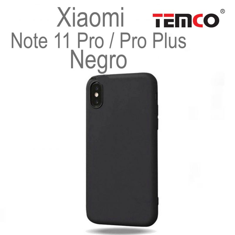 Funda Silicona Xiaomi Note11 Pro/Pro plus Negro