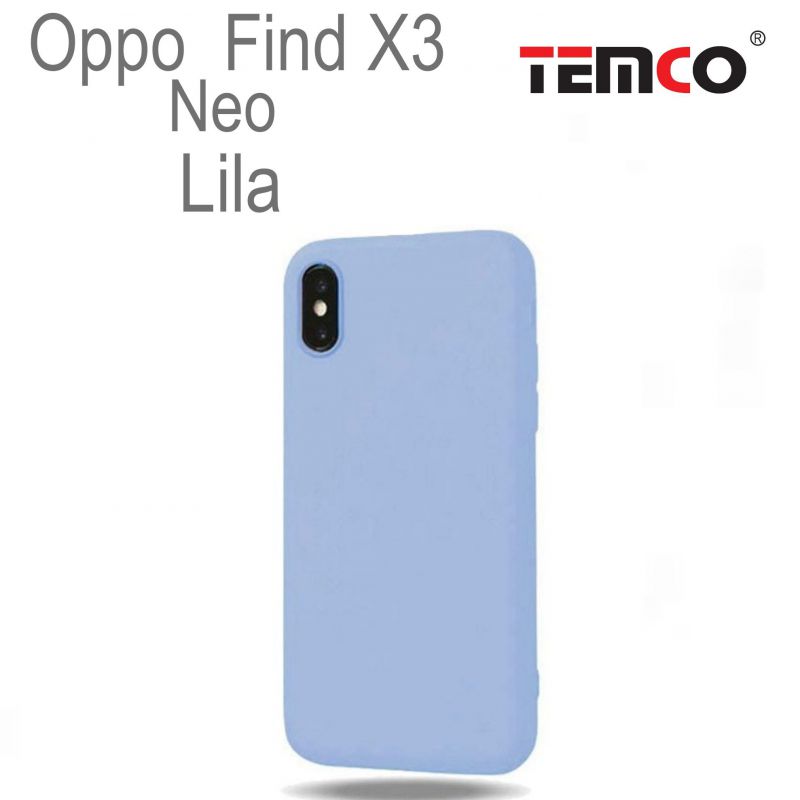 Funda Silicona Oppo Find X3 Neo Lila