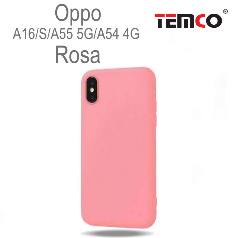 Funda Silicona Oppo A16 / S /A55 5G/A54 4G Rosa
