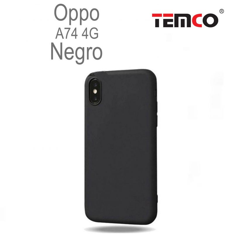 Funda Silicona Oppo A74 4G Negro