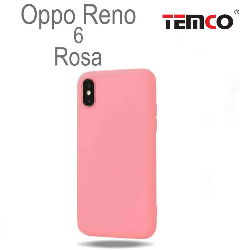 Funda Silicona Oppo Reno 6  Rosa