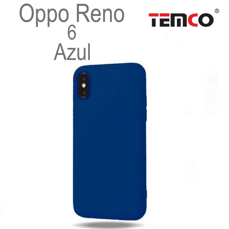Funda Silicona Oppo Reno 6 Azul