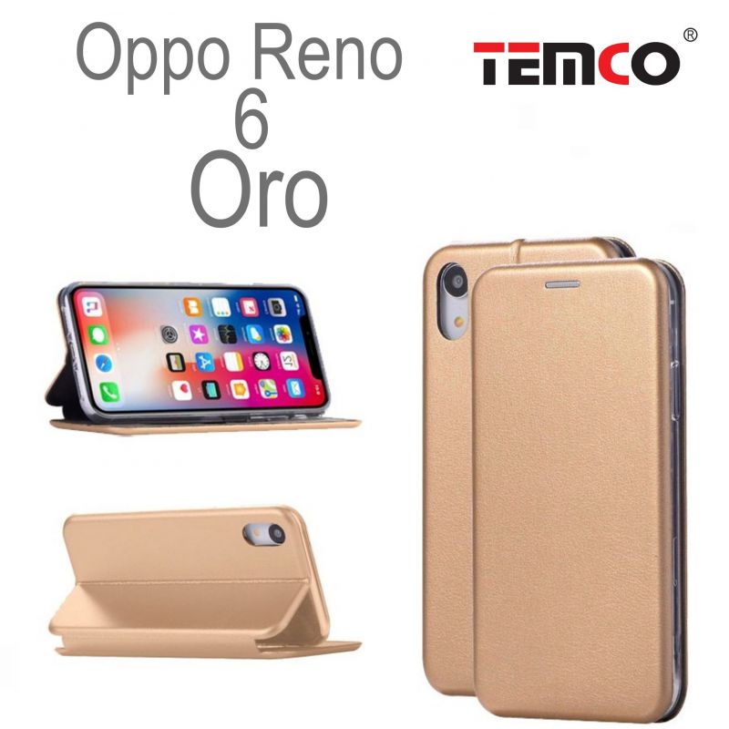 Funda Concha Oppo Reno 6 Oro