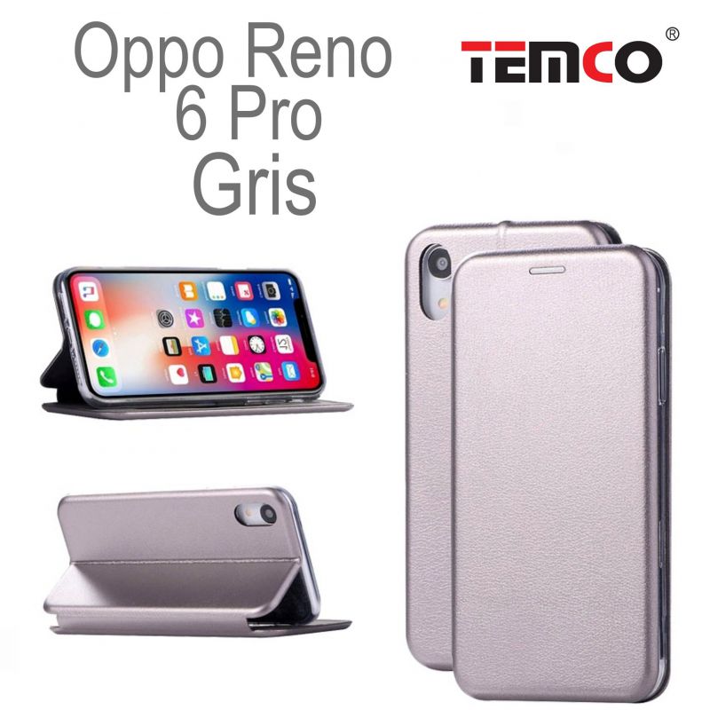 Funda Concha Oppo Reno 6 Pro Gris