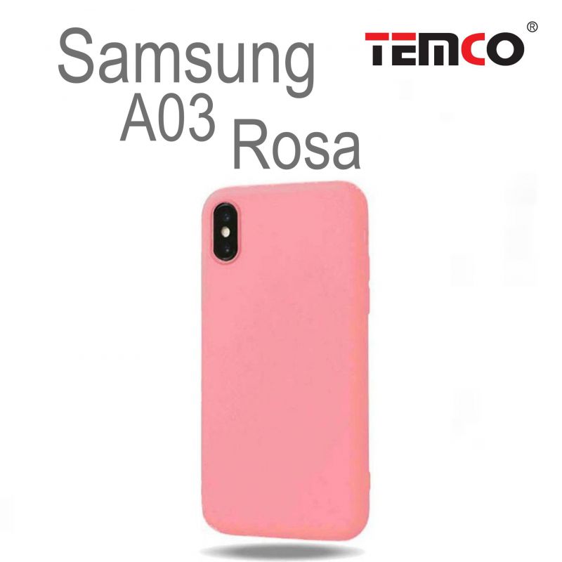 Funda Silicona Samsung A03 Rosa