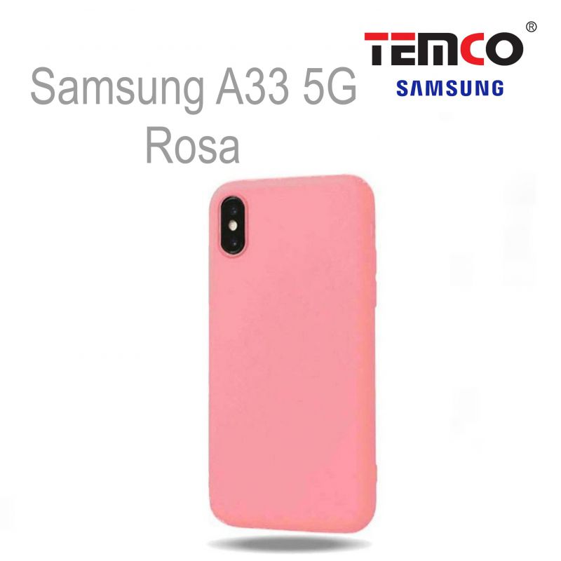 Funda Silicona Samsung A33 5G Rosa