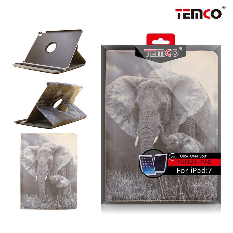 Funda iPad 5 / 6 / Air 1 y 2 / Pro 9.7" Elephant