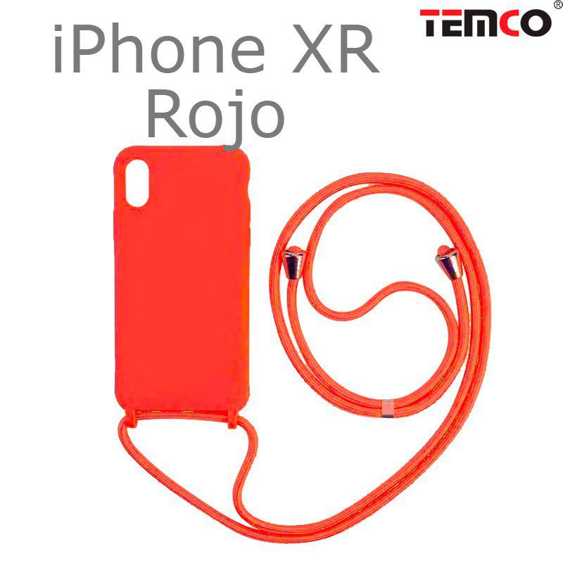 Funda Colgante iPhone XR Rojo