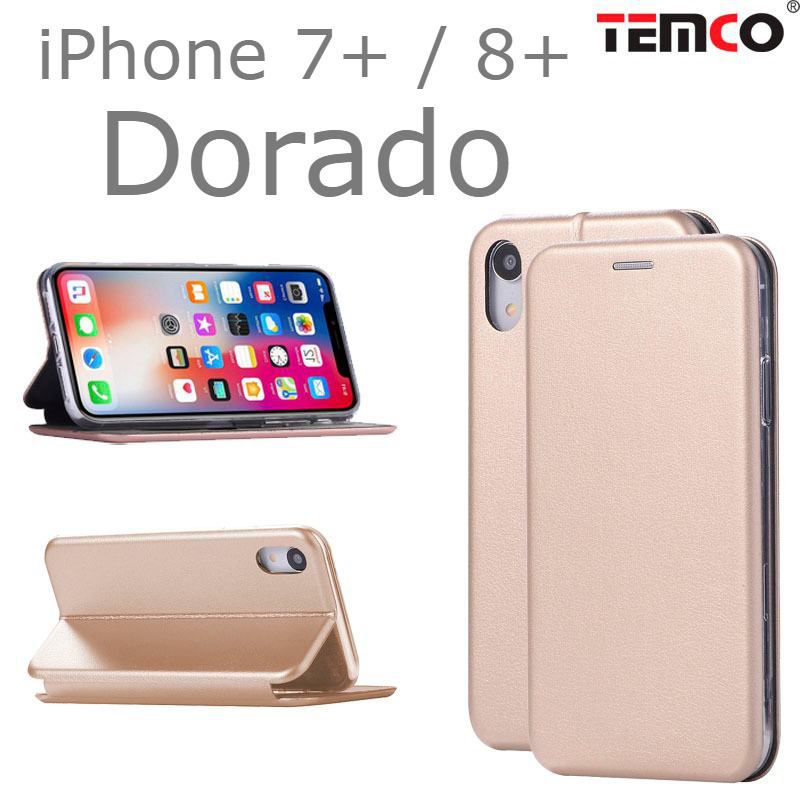 Funda Concha iPhone 7+ / 8+ Dorado