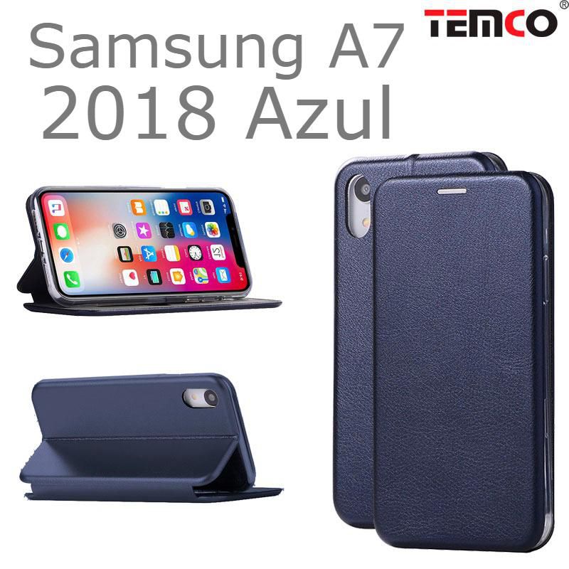 Funda Concha Samsung A7 2018 Azul