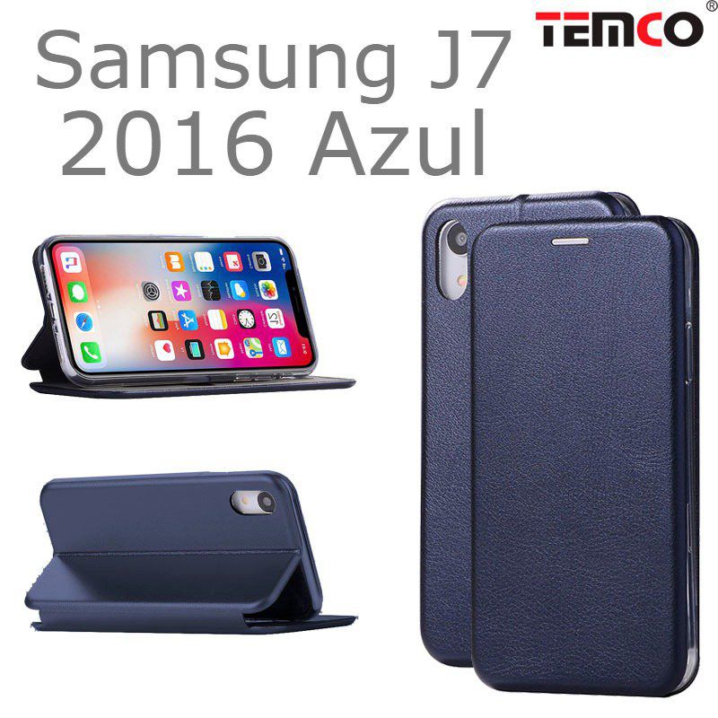 Funda Concha Samsung J7 2016 Azul
