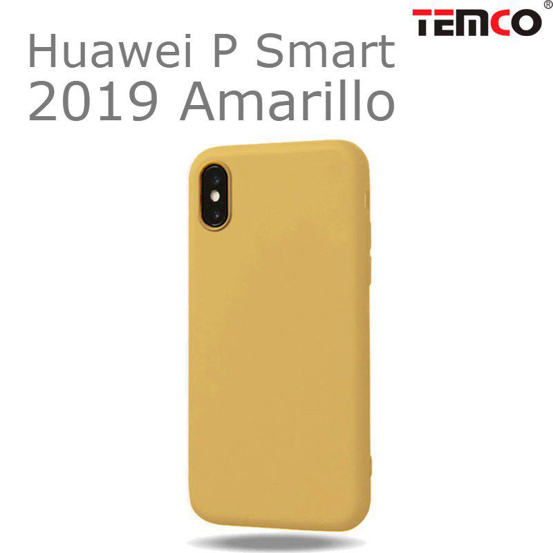 Funda Silicona Huawei P Smart 2019 Amarillo