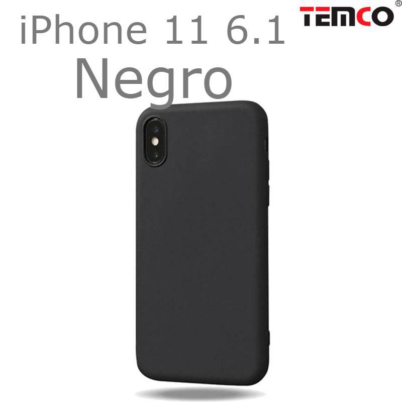 Funda Silicona iPhone 11 6.1" Negro