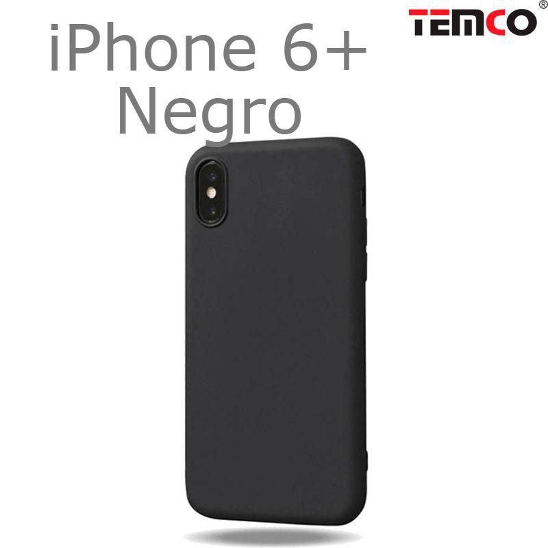 Funda Silicona iPhone 6+ Negro