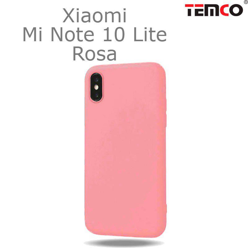 Funda Silicona Xiaomi Mi Note 10 Lite Rosa