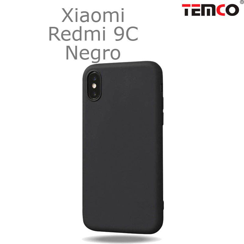 Funda Silicona Xiaomi Redmi 9C Negro