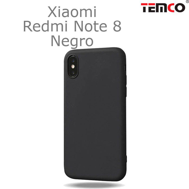 Funda Silicona Xiaomi Redmi Note 8 Negro