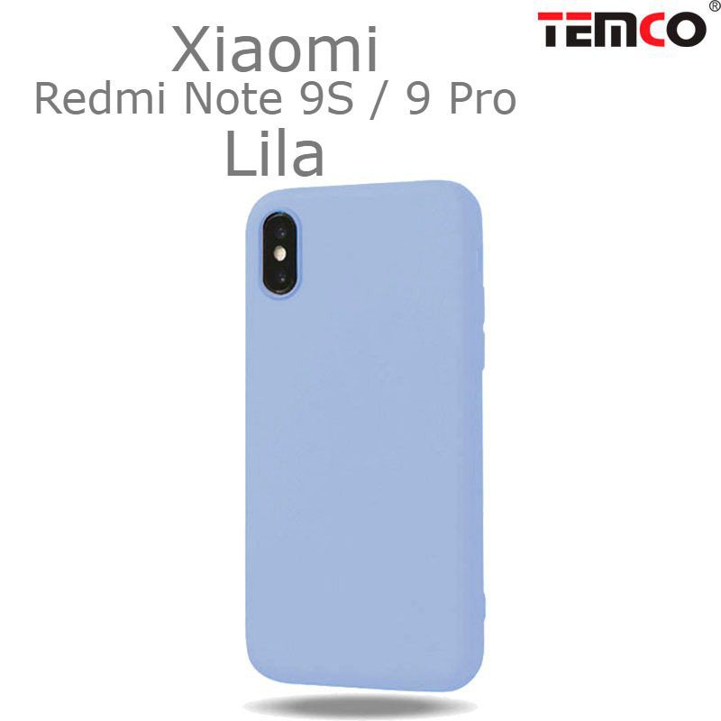 Funda Silicona Xiaomi Redmi Note 9S / 9 Pro Lila